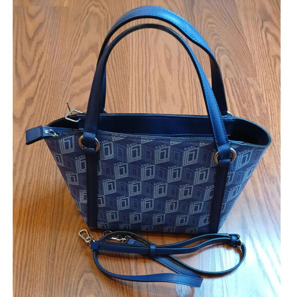 Karl Lagerfeld Paris Crossbody Iris Tote Purse Handbag NEW WITH TAGS - Picture 4 of 7